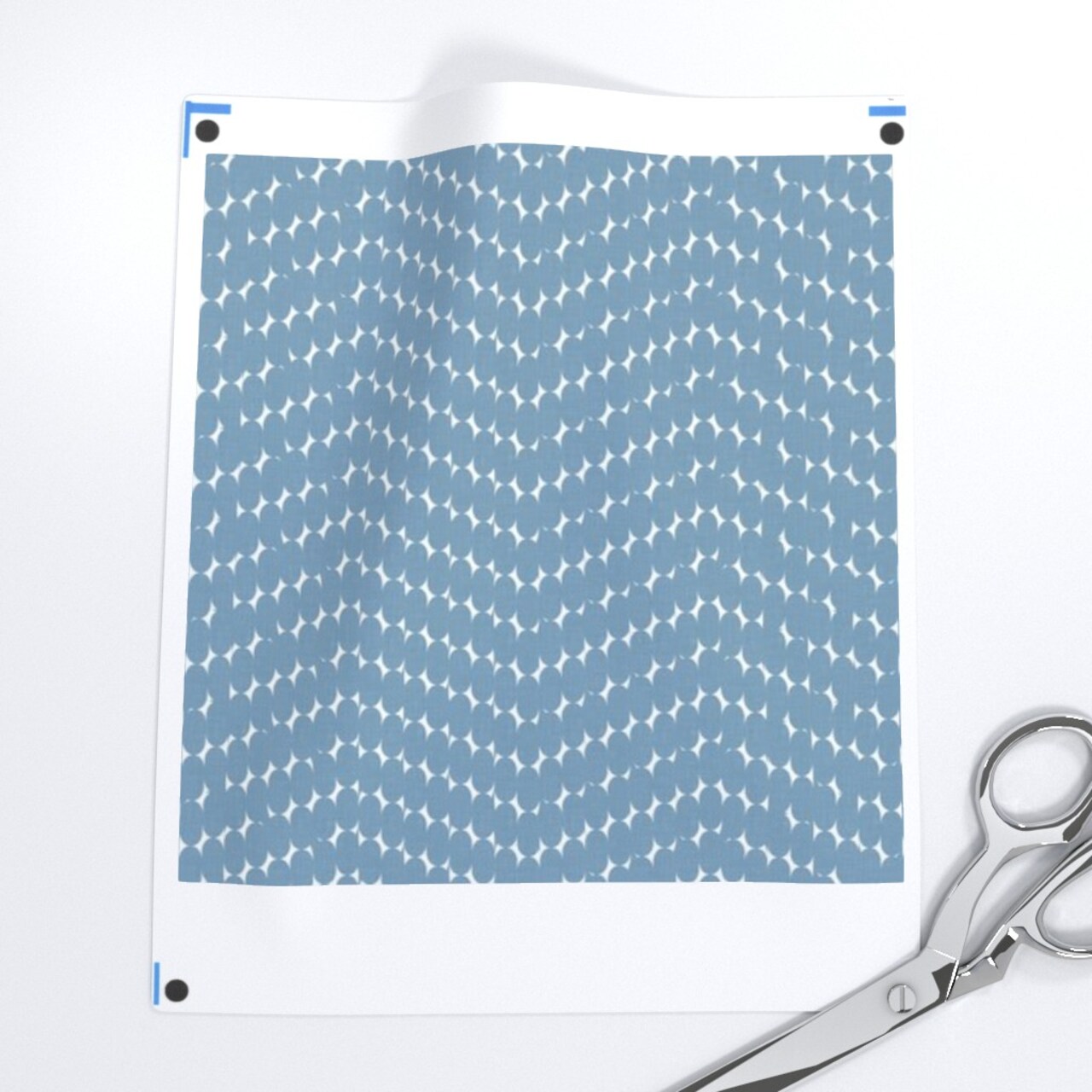 Abstract Geometric Chevron Shapes Waves Simple Monochrome Texture Minimalist Wavy Blue Small Scale Faux Texture Blue And White Contemporary Custom Printed Fabric by Spoonflower Various Fabrics by the Yard or Fat Quarter